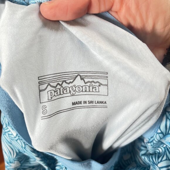 Patagonia Womens Blue Patterned Sleeveless Dress Size S‎ Recycled Polyester - Picture 5 of 5